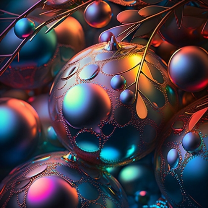 Picture of SHINY CHRISTMAS BALLS 3
