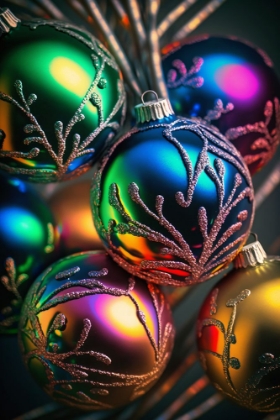 Picture of SHINY CHRISTMAS BALLS 5