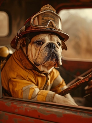 Picture of FIREFIGHTER DOG 2