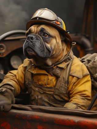 Picture of FIREFIGHTER DOG 3