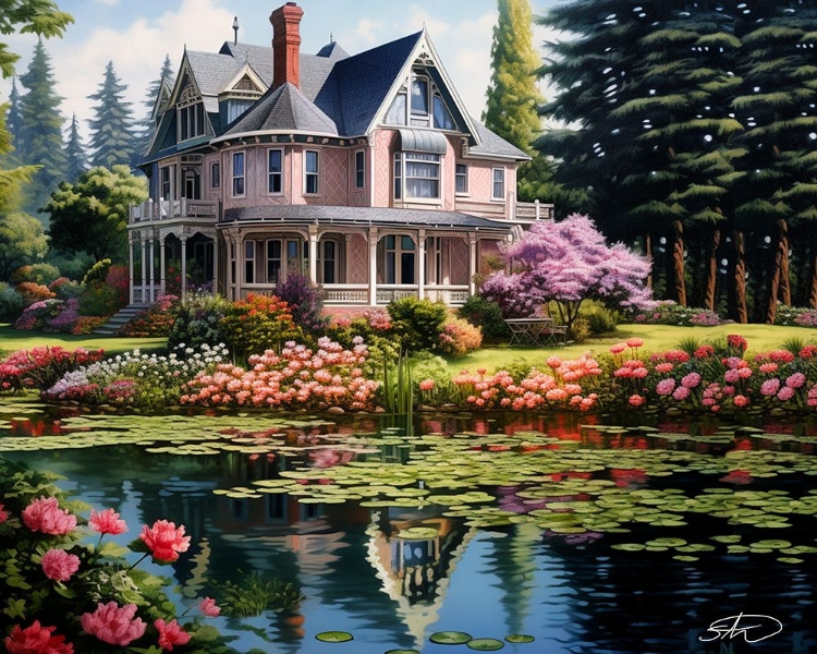 Picture of PINK VICTORIAN HOME