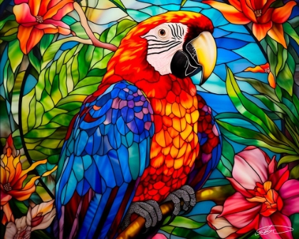 Picture of PARROT IN PARADISE 1