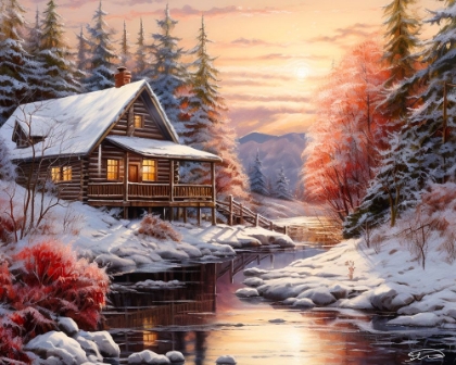 Picture of WINTER CABIN