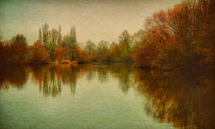 Picture of AUTUMN MORNING ON THE LAKE