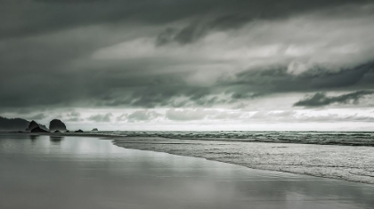 Picture of DISTANT SEA STACKS ALONG THE COAST