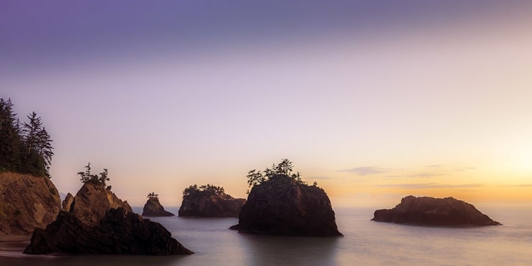 Picture of SEA STACKS ON AN EARLY AUTUMN EVENING