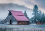 Picture of FROSTY BARN