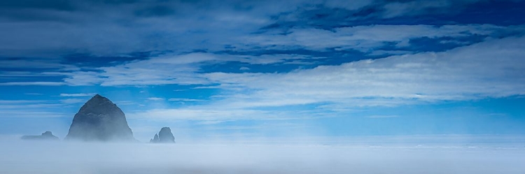 Picture of HAYSTACK ROCK IN THE MIST