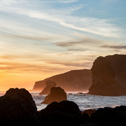 Picture of GLOWING SEA STACKS