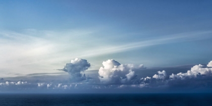 Picture of STRING OF CLOUDS OVER THE SEA