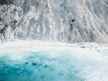 Picture of BLUE AND WHITE COASTLINE, LANDSCAPE