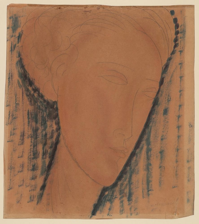 Picture of HEAD OF A GIRL 1917