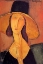 Picture of JEAN HEBUTERNE WITH LARGE HAT 1918