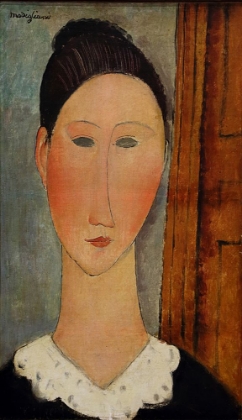 Picture of PORTRAIT OF A WOMAN WHITE COLLAR 1918