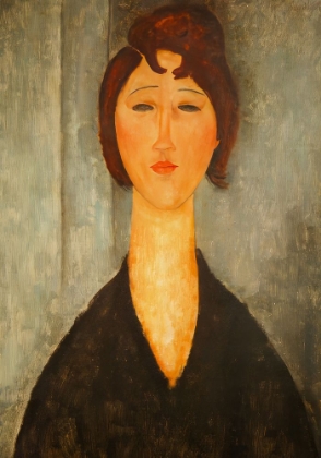Picture of PORTRAIT OF A YOUNG WOMAN 1918