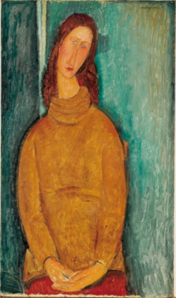 Picture of PORTRAIT OF JEANNE HEBUTERNE 1919 WITH SWEATER
