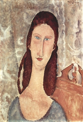 Picture of PORTRAIT OF JEANNE HEBUTERNE 1919