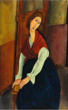 Picture of PORTRAIT OF JEANNE HEBUTERNE 1919