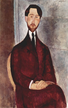 Picture of PORTRAIT OF LEOPOLD ZBOROWSKI 1916