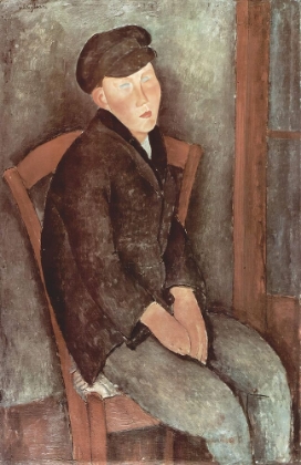 Picture of SEATED BOY WITH A HAT 1918