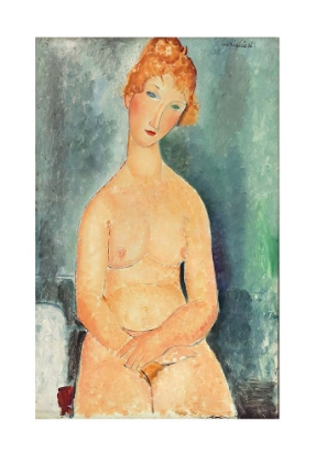 Picture of SEATED NUDE 1918
