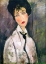 Picture of WOMAN WITH BLACK CRAVAT 1917