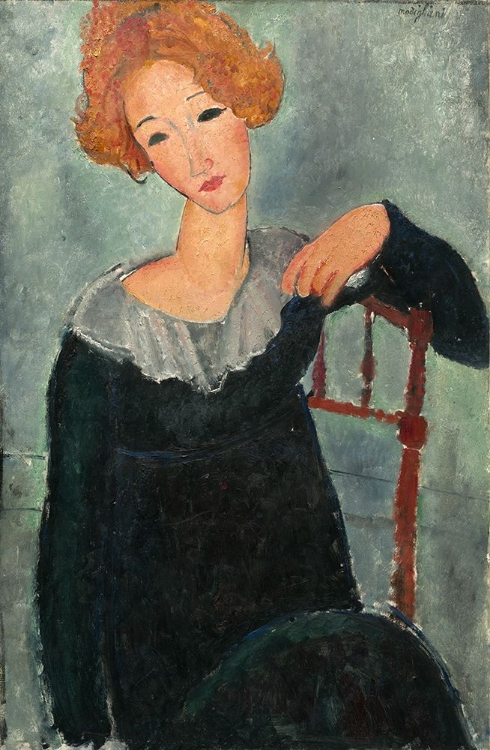 Picture of WOMAN WITH RED HAIR 1917