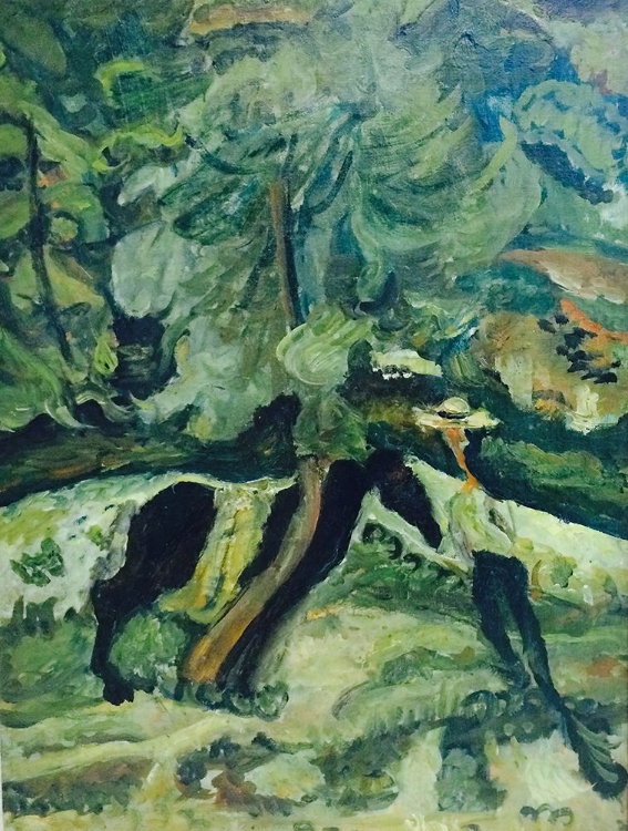 Picture of MAN WITH HORSE 1920