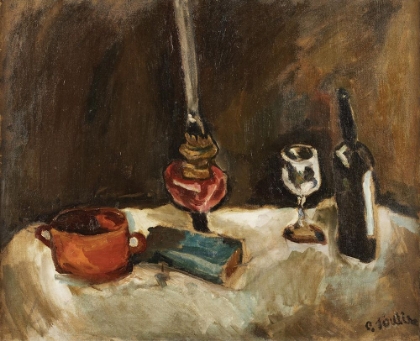 Picture of NATURE MORTE A LA LAMPE 1916