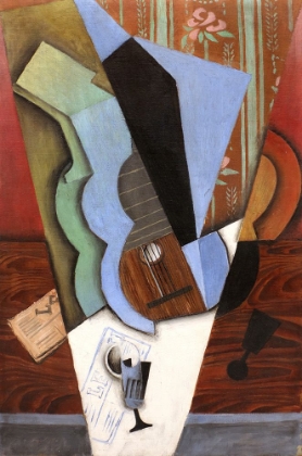 Picture of ABSTRACTION, GUITAR AND GLASS 1913
