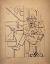 Picture of MAN IN A CAFE 1912 DRAWING