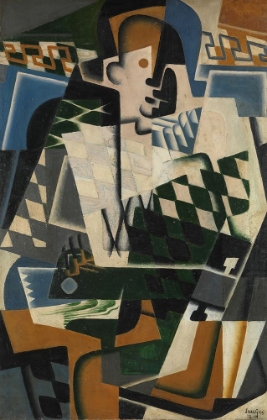 Picture of HARLEQUIN WITH A GUITAR 1917