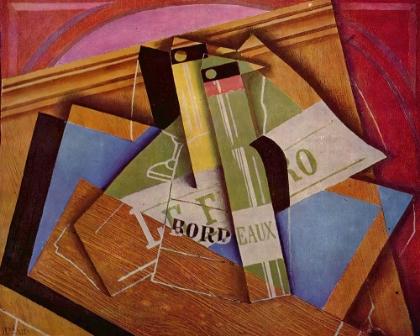 Picture of STILL LIFE WITH A BORDEAUX BOTTLE 1919