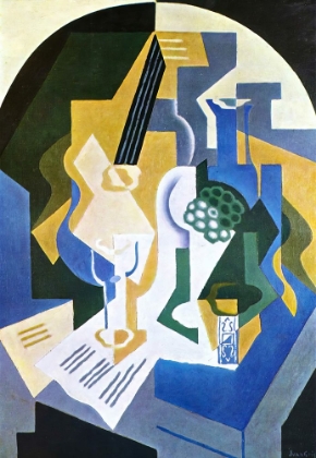 Picture of STILL LIFE WITH FRUIT BOWL AND MANDOLIN 1919
