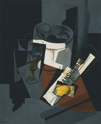 Picture of STILL LIFE WITH NEWSPAPER 1916