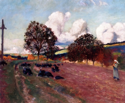 Picture of BRETON LANDSCAPE 1906