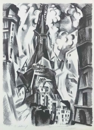 Picture of LA TOUR LITHOGRAPH 1925