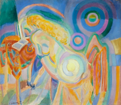 Picture of NUDE WOMAN READING 1920