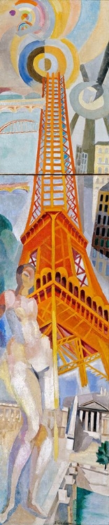 Picture of THE WOMAN AND THE EIFFEL TOWER 1925