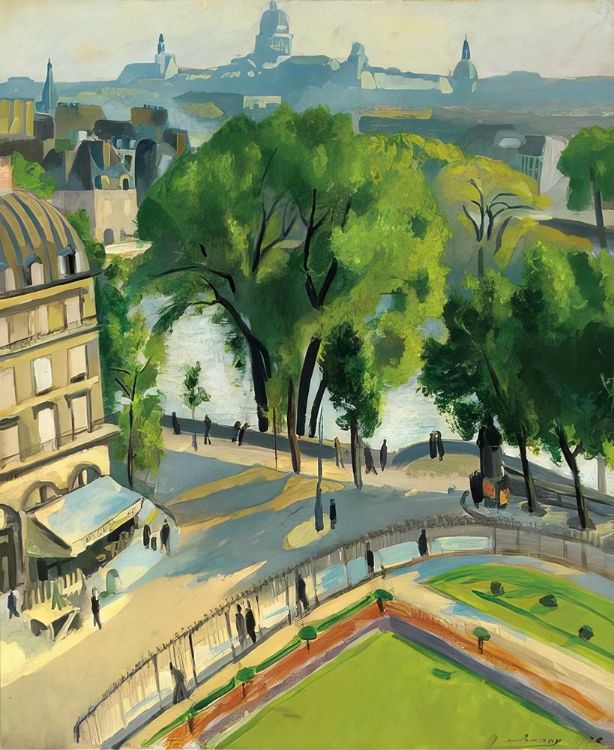 Picture of VUE DU QUAI DU LOUVRE 1928