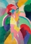 Picture of WOMAN WITH A PARASOL OR LA PARISIENNE 1913