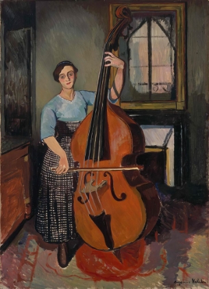 Picture of WOMAN WITH A DOUBLE BASS, 1908