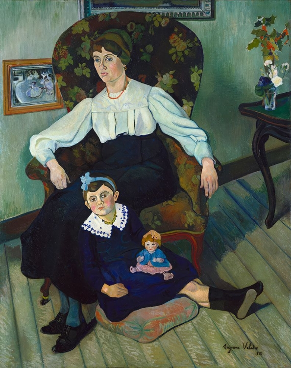 Picture of PORTRAIT OF MARIE COCA AND HER DAUGHTER 1913
