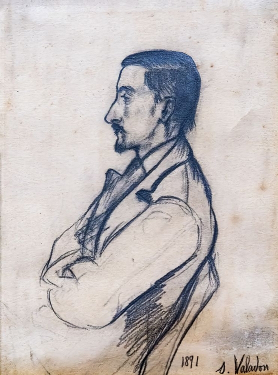 Picture of PROFILE PORTRAIT OF MIQUEL UTRILLO 1891