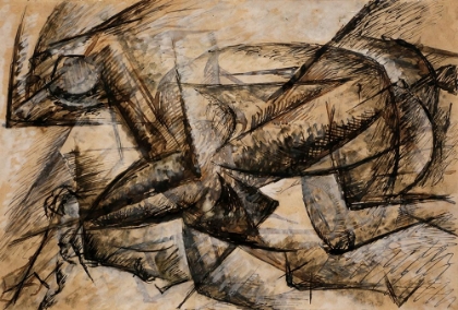 Picture of STUDY FOR THE DYNAMISM OF A CYCLIST, 1913