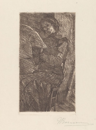 Picture of WOMAN READING, 1910