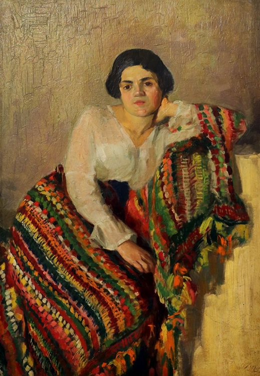 Picture of WOMAN WITH SHAWL 1903