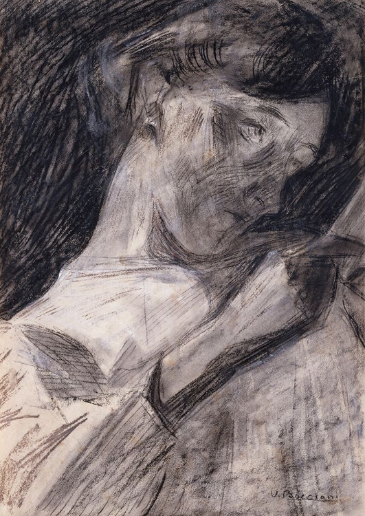 Picture of YOUNG WOMAN READING 1910