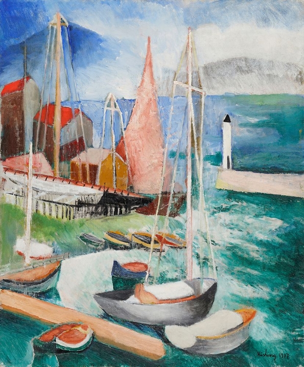 Picture of SAILING BOATS, SAINT TROPEZ, 1917