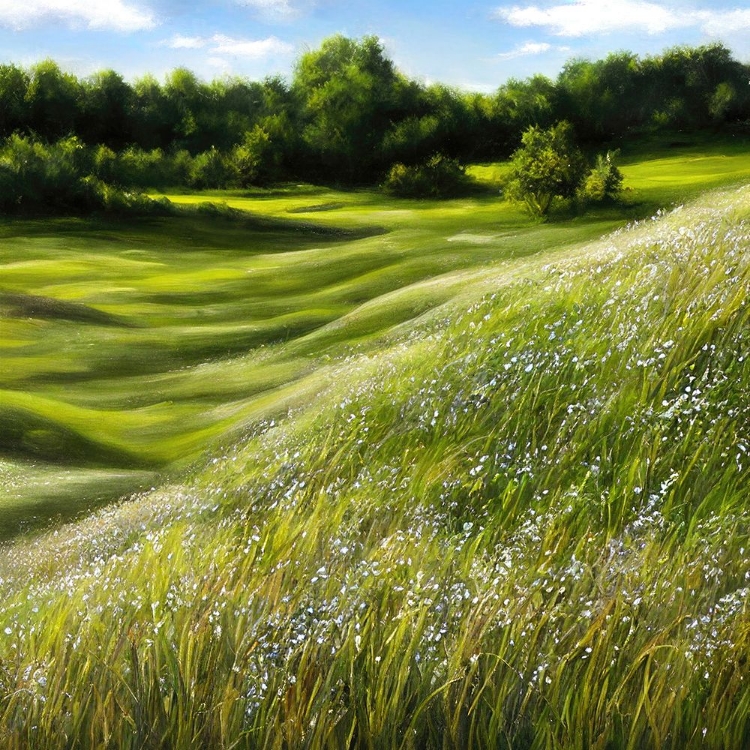 Picture of HILLS ADORNED WITH WILDFLOWERS